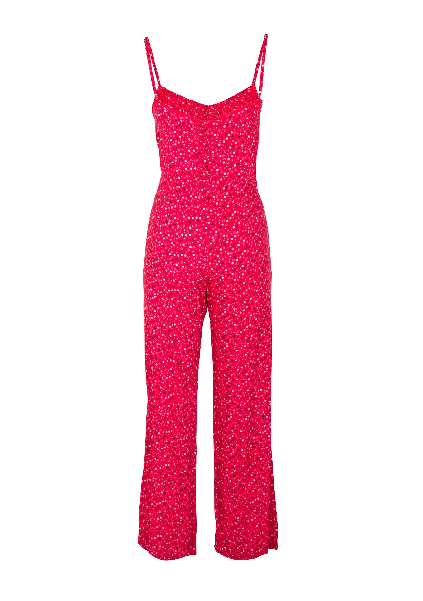 Daphne Pintuck Jumpsuit Red