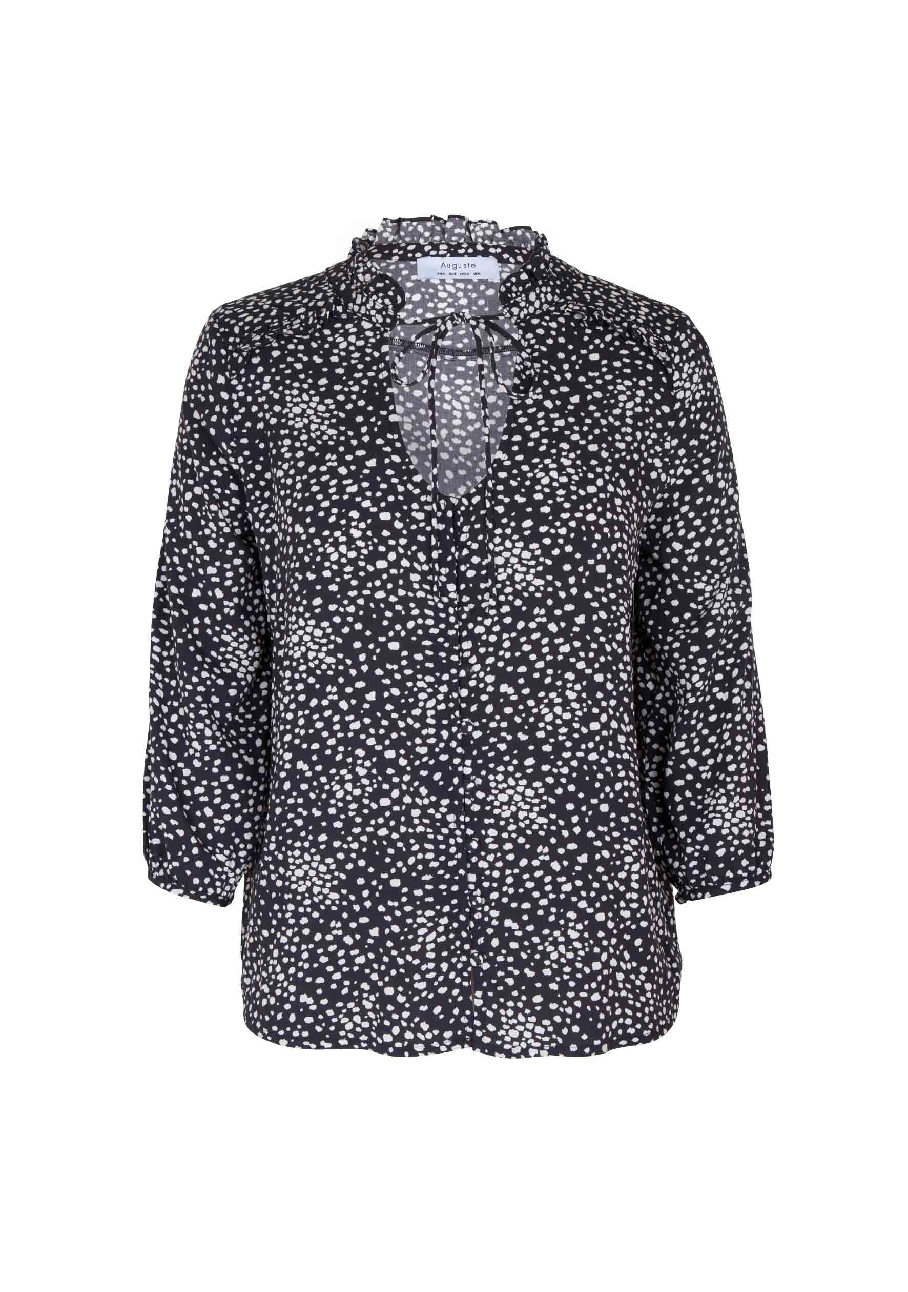 Edie Sweetheart Blouse Black