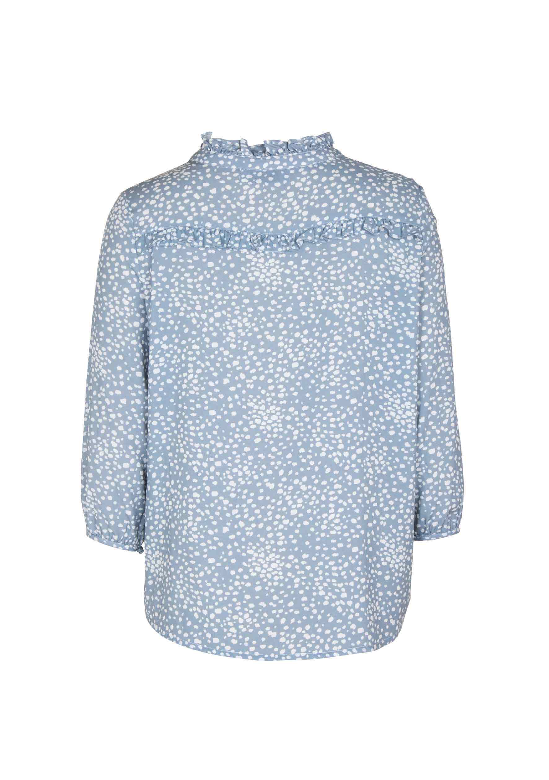 Edie Sweetheart Blouse Dusty Blue