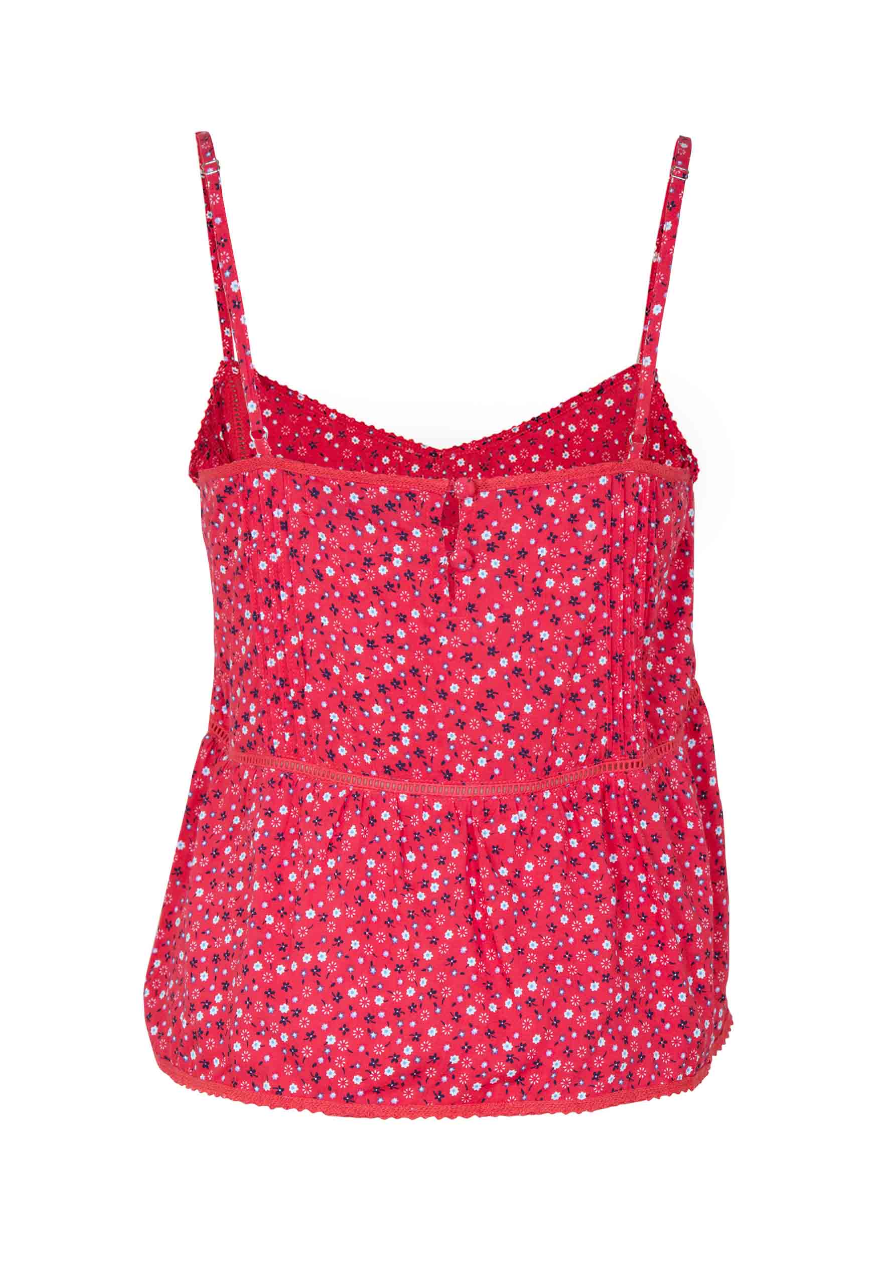 Daphne Easy Days Cami Top Off Red